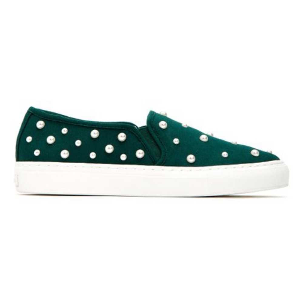 EUC! Katy Perry, The Matilda Leather Slip-On Sneaker